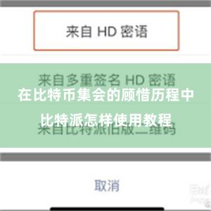 在比特币集会的顾惜历程中比特派怎样使用教程